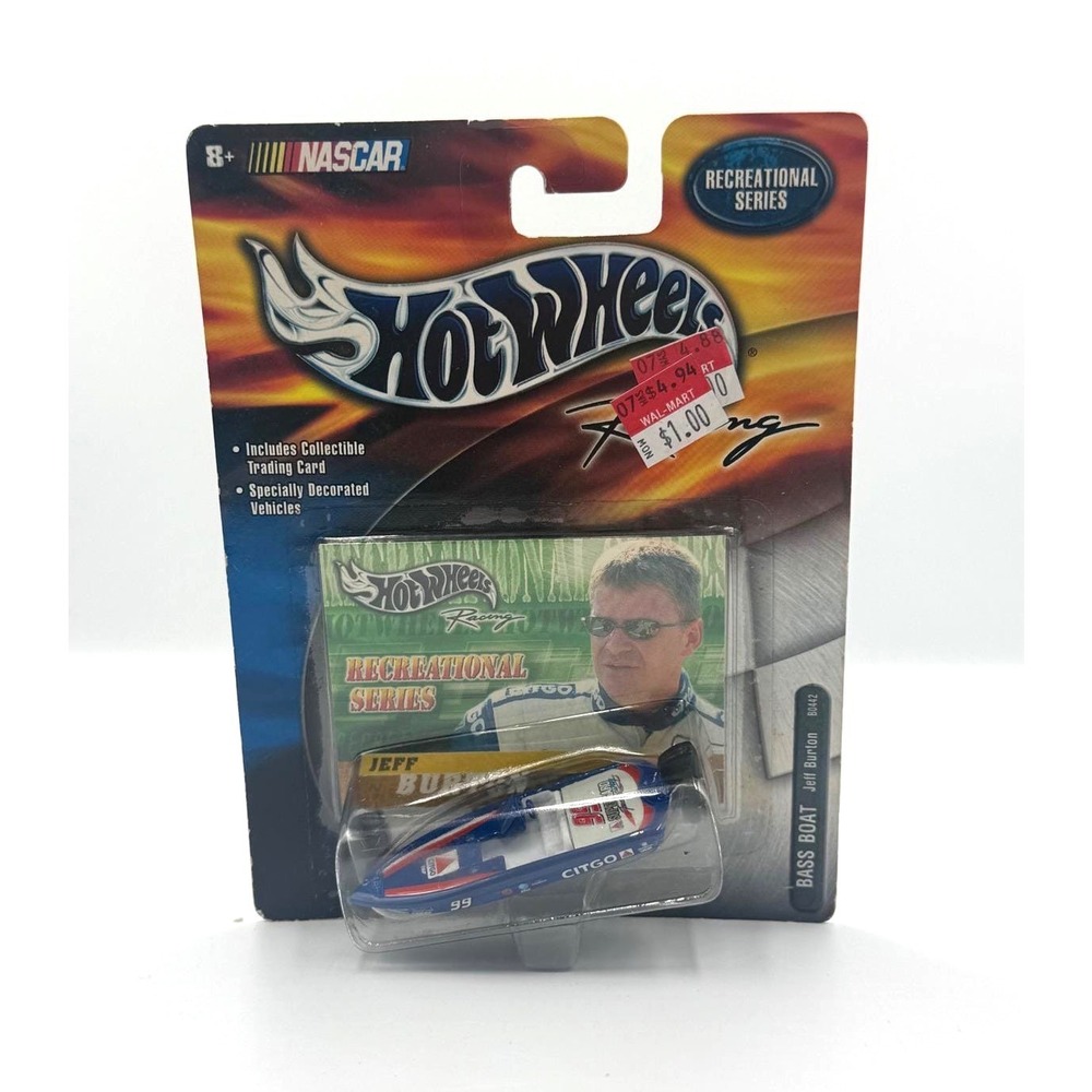 Hot Wheels NASCAR Jeff Burton Citgo #99 Bass Boat Recreational Series 2003 B0442
